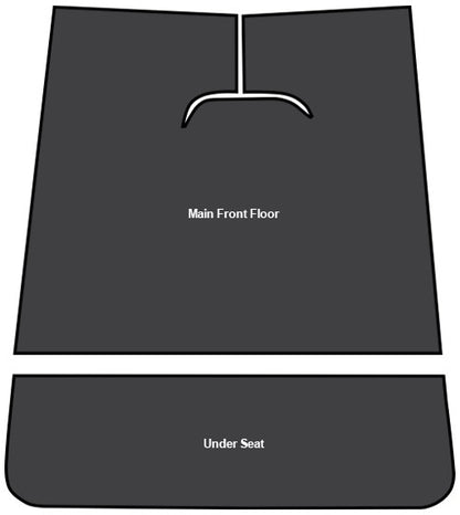 1948-1952 Ford F-1 EVA Sound Deadening Kit - 2-Piece - product details image 4