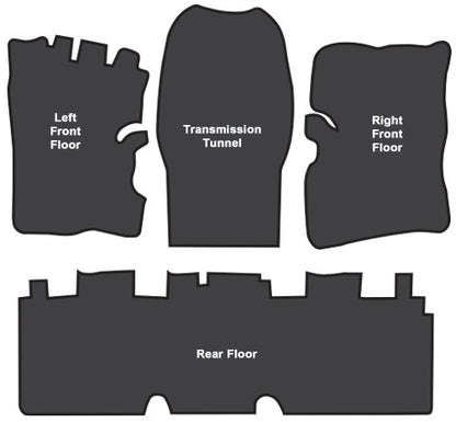 1971-1976 Plymouth Scamp EVA Sound Deadening Kit - 4-Piece - product details image 4