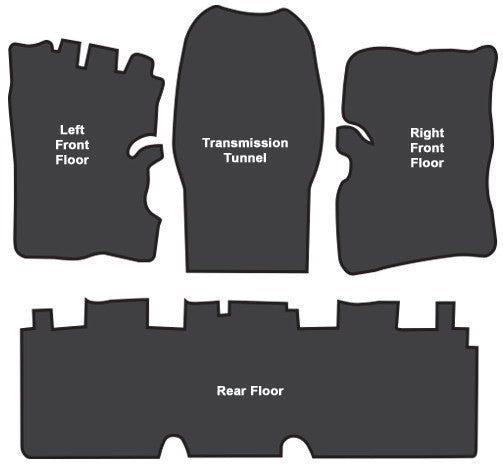 1970-1976 Plymouth Valiant EVA Sound Deadening Kit - 4-Piece - product details image 4