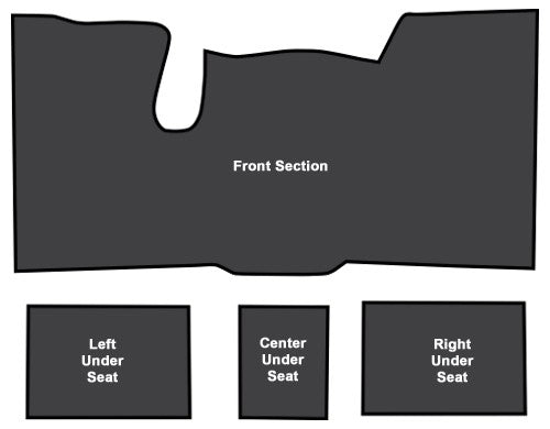 1967-1972 Chevrolet C10 Pickup EVA Sound Deadening Kit - 4-Piece - product details image 4