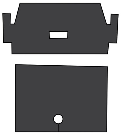 1965-1973 Ford Mustang Trunk Area EVA Sound Deadening Kit - 2-Piece - product details image 4