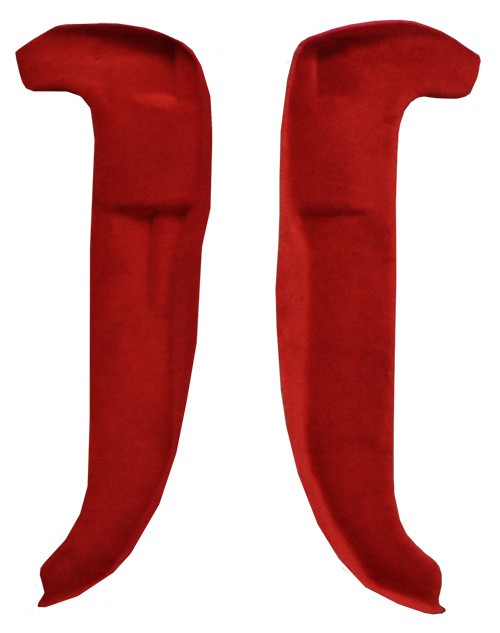 1990-1996 Chevrolet Corvette Door Sills w/o Plastic Cutpile Molded Replacement Carpet Kit - 2-Piece - product details image 2
