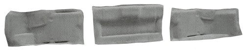 1998-2000 Chevy Corvette Conv Tail Light Panel Covers Truvette Molded Replacement Carpet Kit - 3-Piece - product details imag