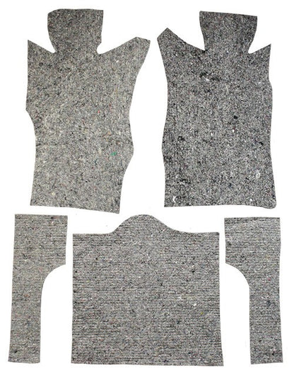 1963-1964 Chevrolet Corvette Complete Jute Pad Kit - 5-Piece - product details image 2