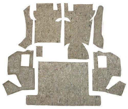 1968-1977 Chevrolet Corvette Complete Jute Pad Kit - 8-Piece - product details image 2