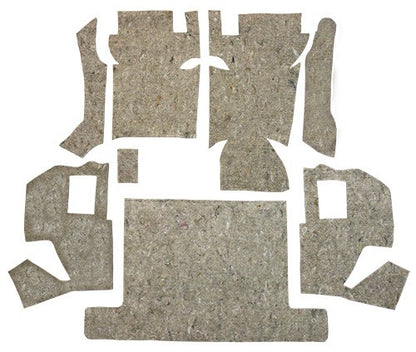 1968-1977 Chevrolet Corvette Complete Jute Pad Kit - 8-Piece - product details image 2