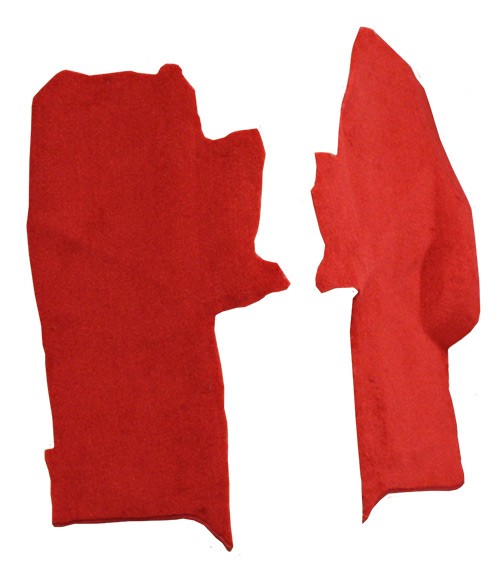 1984-1989 Chevrolet Corvette Console Strip Cutpile Molded Replacement Carpet Kit - 2-Piece - product details image 3