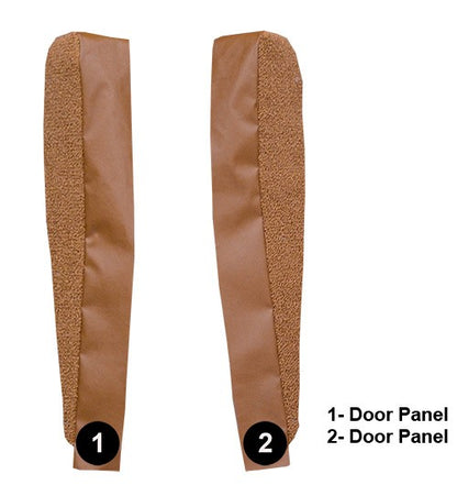 1968-1976 Chevrolet Corvette Door Panel Inserts Loop Replacement Carpet Kit - 2-Piece - product details image 4