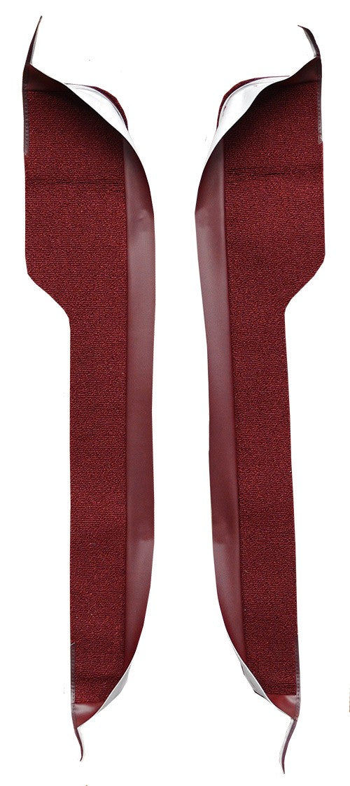 1969-1970 Ford Mustang Door Panel Inserts with Binding Nylon Replacement Carpet Kit - 2-Piece - product details image 2