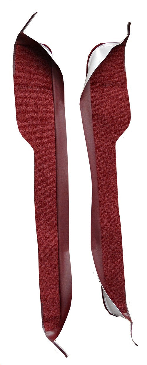 1969-1970 Ford Mustang Door Panel Inserts with Binding Nylon Replacement Carpet Kit - 2-Piece - product details image 3