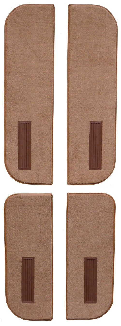 1973 GMC C25/C2500 Suburban Door Panel Inserts on Cardbd w/Vents Loop Replacement Carpet Kit - 4-Piece - product details imag