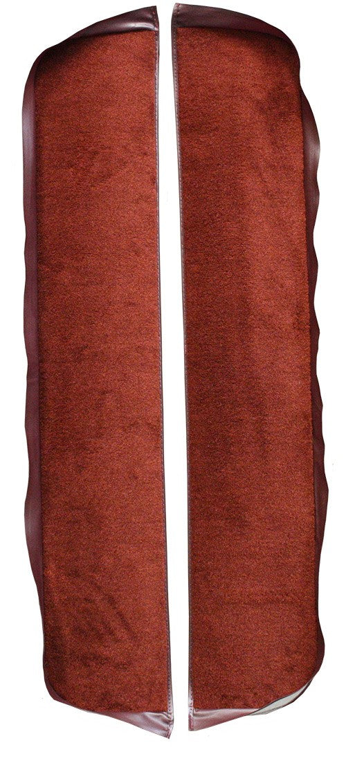 1983-1986 Ford Mustang Convertible Inserts Door Panel Cutpile Replacement Carpet Kit - 2-Piece - product details image 2