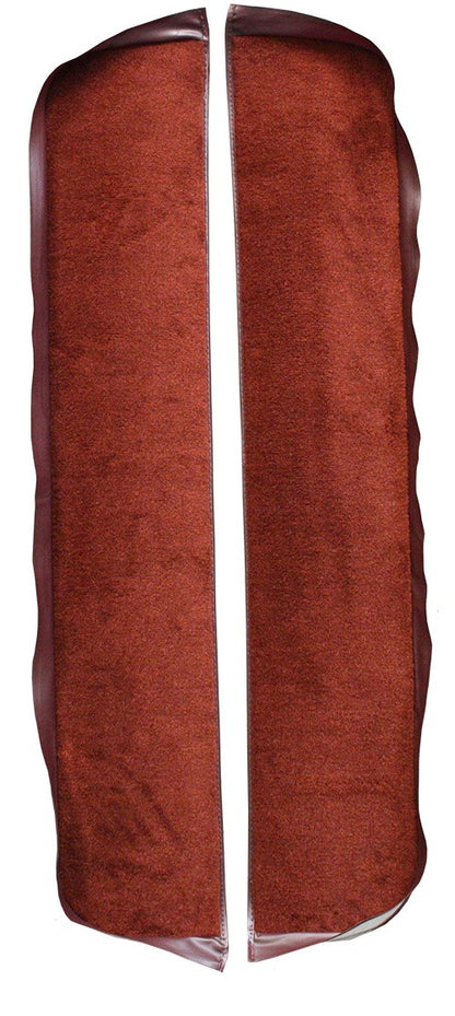 1983-1986 Ford Mustang Convertible Inserts Door Panel Cutpile Replacement Carpet Kit - 2-Piece - product details image 2