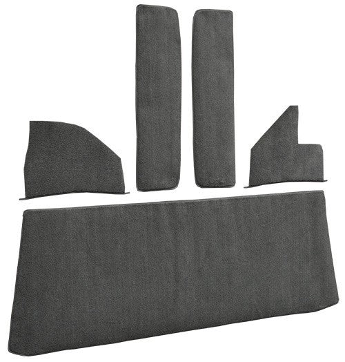 1959 Chevrolet 3D 3500 Rear Cab Wall, Door & Kick Panels Loop Replacement Carpet Kit - 5-Piece - product details image 3