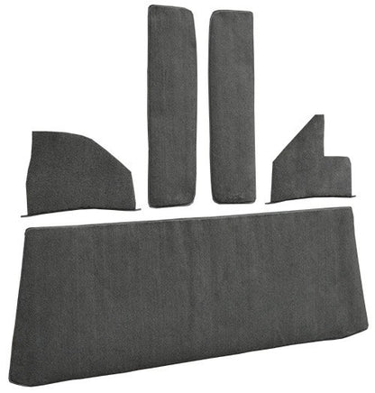 1959 Chevrolet 3D 3500 Rear Cab Wall, Door & Kick Panels Loop Replacement Carpet Kit - 5-Piece - product details image 3