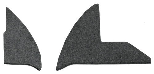 1986-1989 Dodge D350 Kick Panel Inserts with Cardboard Cutpile Replacement Carpet Kit - 2-Piece - product details image 2