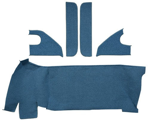 1967-1972 Chevrolet C20 Pickup Gas Tank, Door & Kick Panels Loop Replacement Carpet Kit Set - 5-Piece - product details image