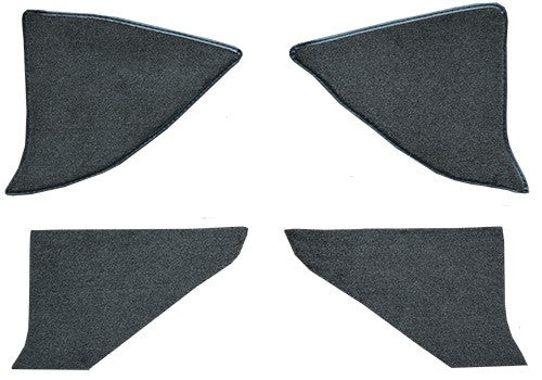 1975-1977 Chevrolet K10 Cutpile Kick Panel Inserts with Cardboard - 4-Piece - product details image 2