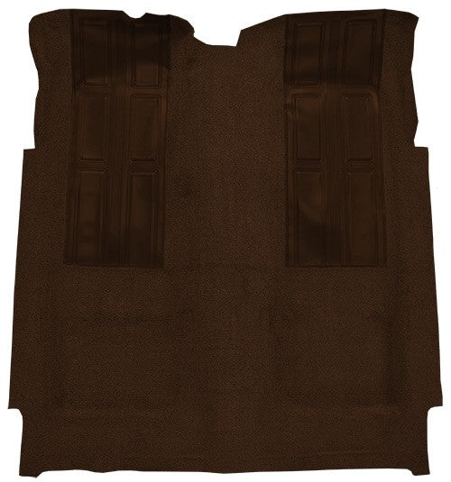 1972-1973 Ford Torino GT w/ 2 Dark Brown Inserts 2DR Auto Loop Molded Replacement Carpet Kit - 1-Piece - product details imag
