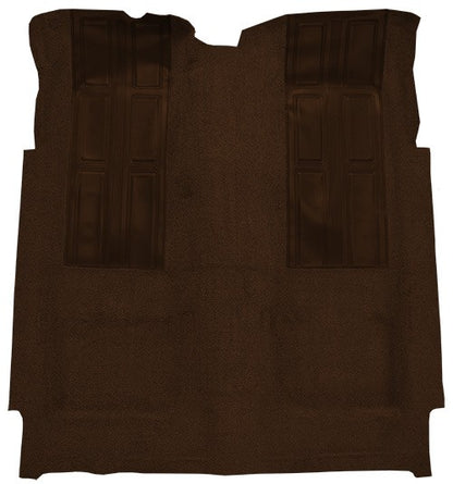 1972-1973 Ford Torino GT w/ 2 Dark Brown Inserts 2DR Auto Loop Molded Replacement Carpet Kit - 1-Piece - product details imag