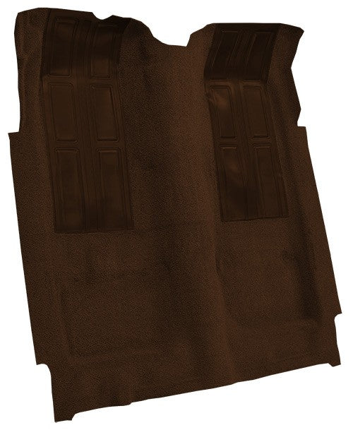 1972-1973 Ford Torino GT w/ 2 Dark Brown Inserts 2DR Auto Loop Molded Replacement Carpet Kit - 1-Piece - product details imag