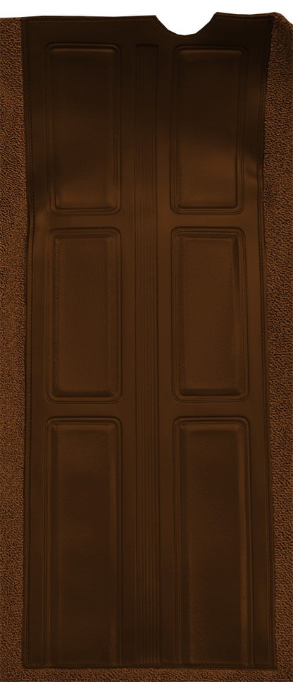 1972-1973 Ford Torino GT w/ 2 Dark Saddle Ins 2DR Auto Loop Molded Replacement Carpet Kit - 1-Piece - product details image 4