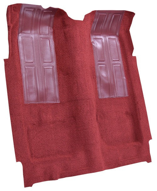 1972 Ford Torino GT with 2 Maroon Inserts 2DR Auto Loop Molded Replacement Carpet Kit - 1-Piece - product details image 3