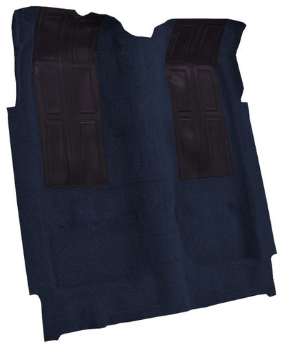 1972-1973 Ford Torino GT w/ 2 Dark Blue Inserts 2DR Auto Loop Molded Replacement Carpet Kit - 1-Piece - product details image