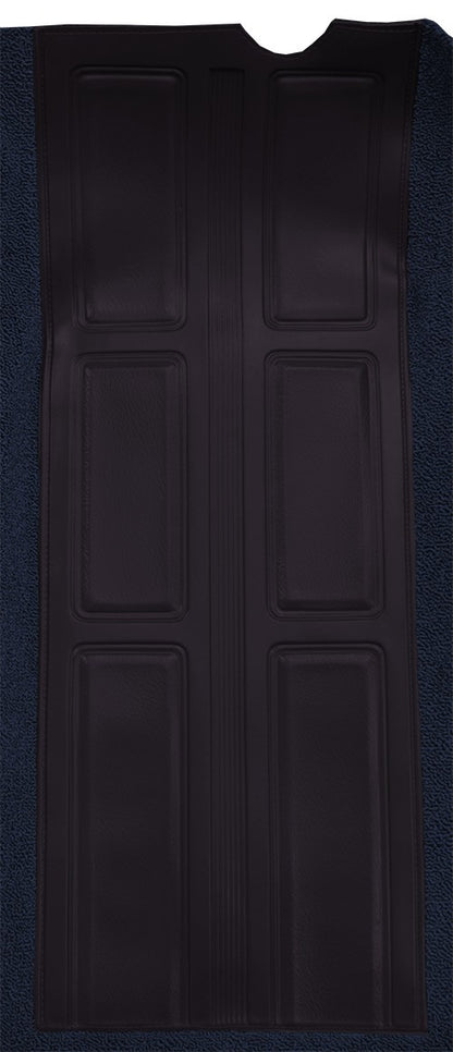 1972-1973 Ford Torino GT w/ 2 Dark Blue Inserts 2DR Auto Loop Molded Replacement Carpet Kit - 1-Piece - product details image