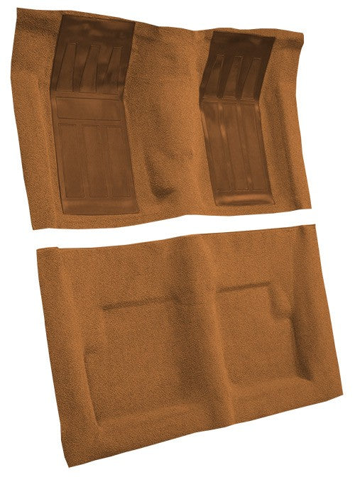 1971 Ford Torino GT 2DR Conv 4spd w/ 2 Dark Saddle Ins Loop Molded Replacement Carpet Kit - 2-Piece - product details image 3