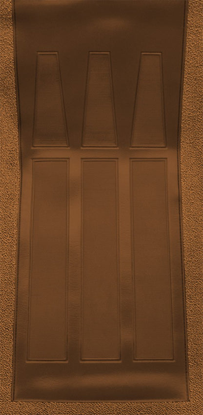 1971 Ford Torino GT 2DR Conv 4spd w/ 2 Dark Saddle Ins Loop Molded Replacement Carpet Kit - 2-Piece - product details image 5