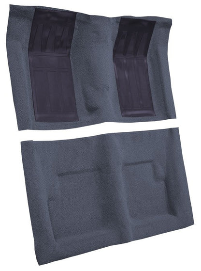 1971 Ford Torino GT 2DR Conv 4spd w/ 2 Bright Blue Ins Loop Molded Replacement Carpet Kit - 2-Piece - product details image 3