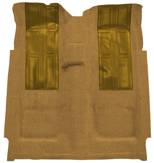 1973 Ford Torino GT with 2 Ivy Gold Inserts 2DR 4spd Loop Molded Replacement Carpet Kit - 1-Piece - product details image 2