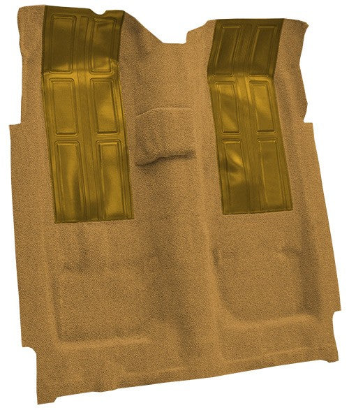 1973 Ford Torino GT with 2 Ivy Gold Inserts 2DR 4spd Loop Molded Replacement Carpet Kit - 1-Piece - product details image 3