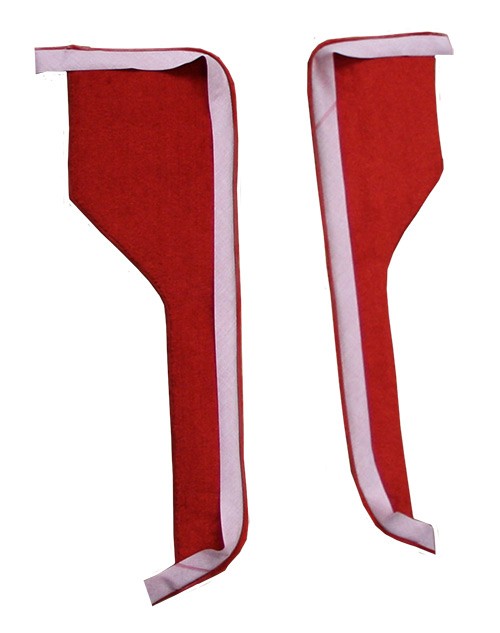 1984-1989 Chevrolet Corvette Door Panel Inserts Cutpile Replacement Carpet Kit - 2-Piece - product details image 3