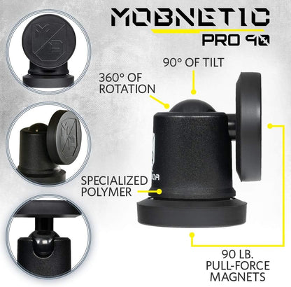 Mob Armor MOBN-PRO-BLK MobNetic Pro 90,Universal Holder for iPhone & Android