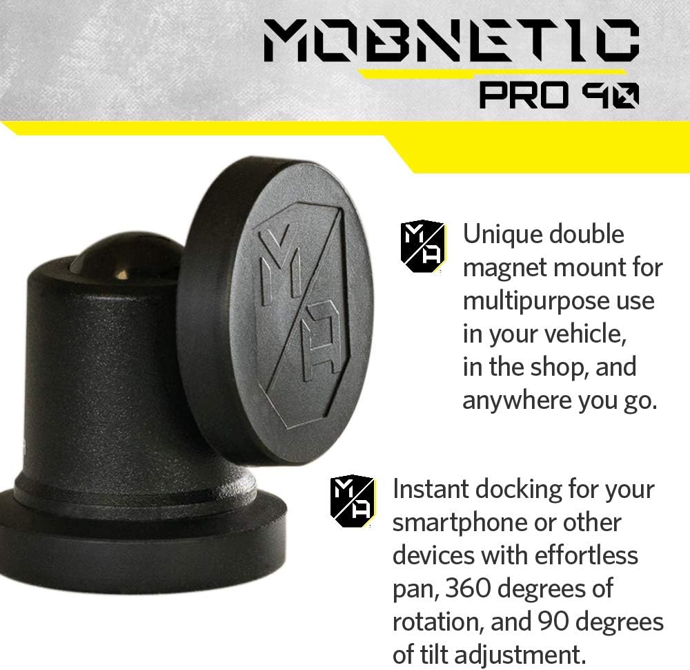 Mob Armor MOBN-PRO-BLK MobNetic Pro 90,Universal Holder for iPhone & Android