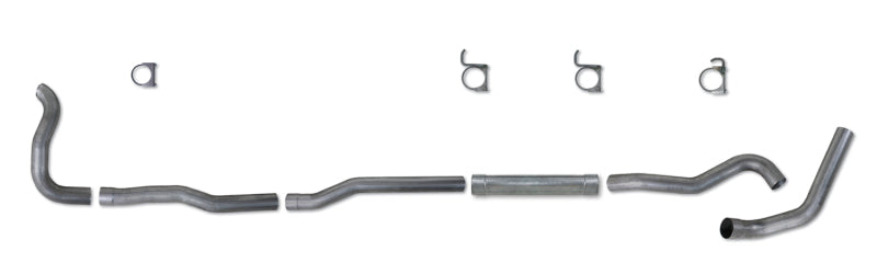 Diamond Eye K4211A-RP 4" Aluminized Turbo Back For 89-93 Dodge 5.9L 4x4