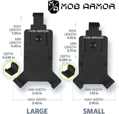 MobArmor MOBM2-BLK-LG Magnetic Holder for iPhone 6 + - 8 +,Samsung S3-S6,Note3-7