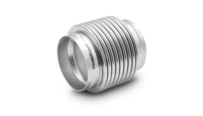 Vibrant Performance 68935 Bellows Assembly with Solid Liner, 3.50" I.D. x 4.00" Long - Electro Polished