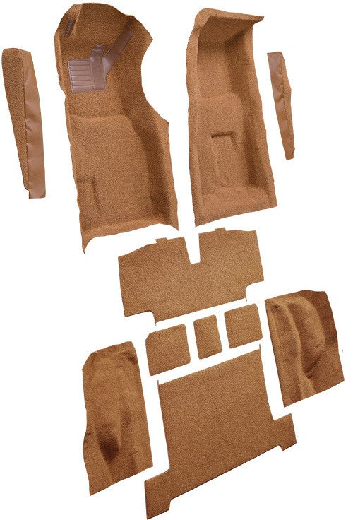 1969 Chevy Corvette 4spd Complete w/ Pad & Toe Pad Cutpile Molded Replacement Carpet Kit - 11-Piece - product details image 3