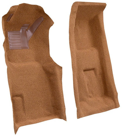 1971-1975 Chevrolet Corvette 4spd Front with Pad Cutpile Molded Replacement Carpet Kit - 2-Piece - product details image 3