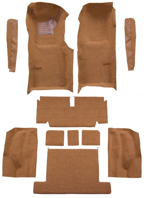 1971-1975 Chevy Corvette Coupe Auto Complete w/ Pad Cutpile Molded Replacement Carpet Kit - 11-Piece - product details image 