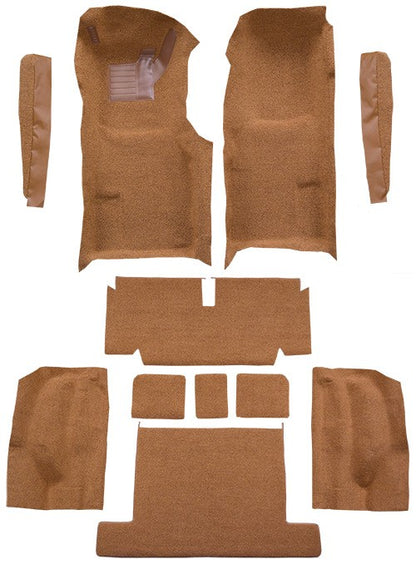 1971-1975 Chevy Corvette Coupe Auto Complete w/ Pad Cutpile Molded Replacement Carpet Kit - 11-Piece - product details image 