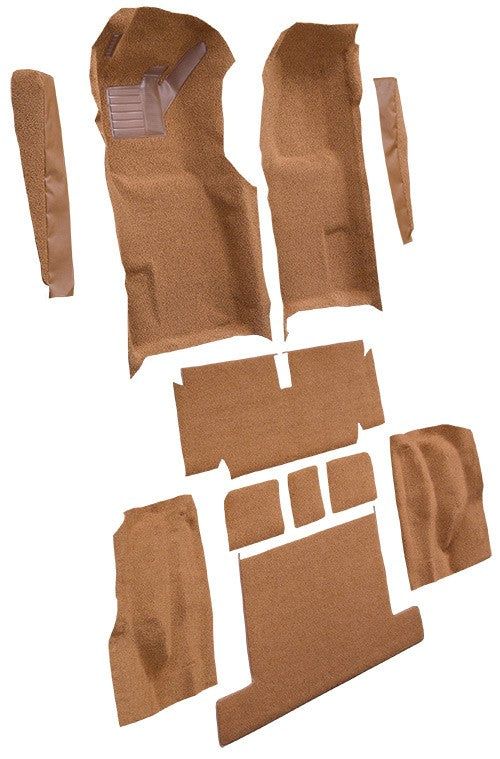 1971-1975 Chevy Corvette Coupe Auto Complete w/ Pad Cutpile Molded Replacement Carpet Kit - 11-Piece - product details image 