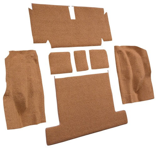 1971-1975 Chevrolet Corvette Coupe Rear without Pad Cutpile Molded Replacement Carpet Kit - 7-Piece - product details image 3