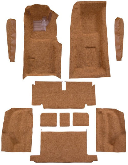 1971-1972 Chevy Corvette Roadster 4spd Complete w/ Pad Cutpile Replacement Carpet Kit - 11-Piece - product details image 2