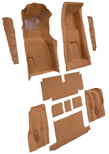 1971-1972 Chevy Corvette Roadster 4spd Complete w/ Pad Cutpile Replacement Carpet Kit - 11-Piece - product details image 3