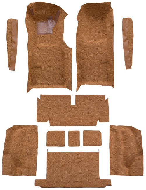 1971-1972 Chevy Corvette Roadster Auto Complete w/ Pad Cutpile Replacement Carpet Kit - 11-Piece - product details image 2