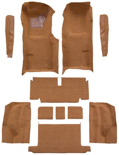 1971-1972 Chevy Corvette Roadster Auto Complete w/ Pad Cutpile Replacement Carpet Kit - 11-Piece - product details image 2